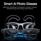 8MP AI Smart Camera  Glasses Bluetooth Sunglasses For Music Calling Translation G2
