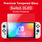 HD Premium Tempered Glass Screen Protector for NS Switch OLED/Switch/Lite, Anti-Scratch Screen Protective Tempered Glass