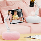 Plush Pillow Phone Holder — 360° Hands-Free Bed & Sofa Stand