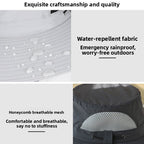 Double Fan Solar Rechargeable Sun Hat