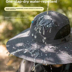 Double Fan Solar Rechargeable Sun Hat